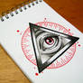 All Seeing Eye Flash Design