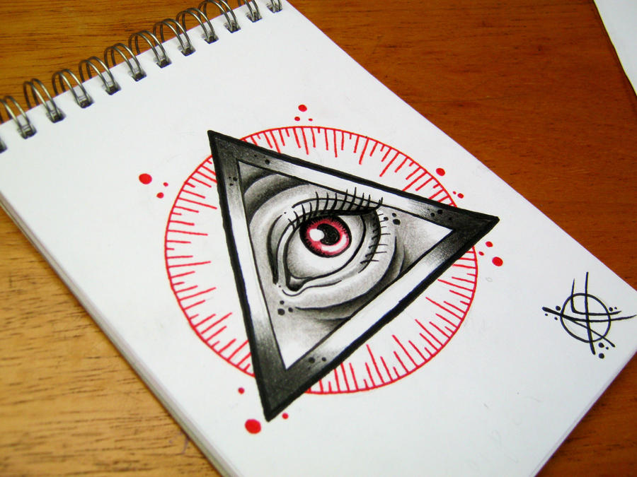 All Seeing Eye Flash Design