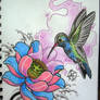 HummingBird Tattoo Design