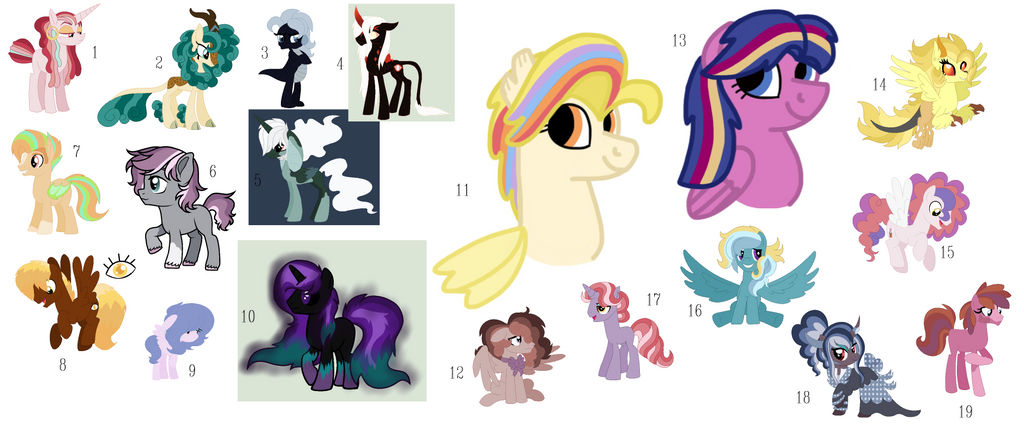Rejected Characters Rejected characters Adopts CLOSED by Box-of-Ideas on DeviantArt