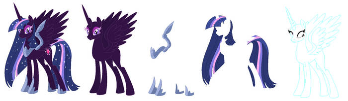 Moon Rise Base Mlp MLP Nightmare Moon Base 01 by SelenaEde on DeviantArt