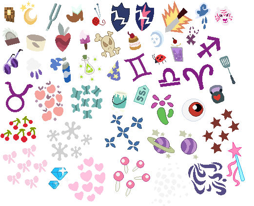 Cutie marks (F2U) by Box-of-Ideas on DeviantArt