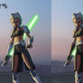 Ahsoka in 501-st and Coruscant Guards Armor