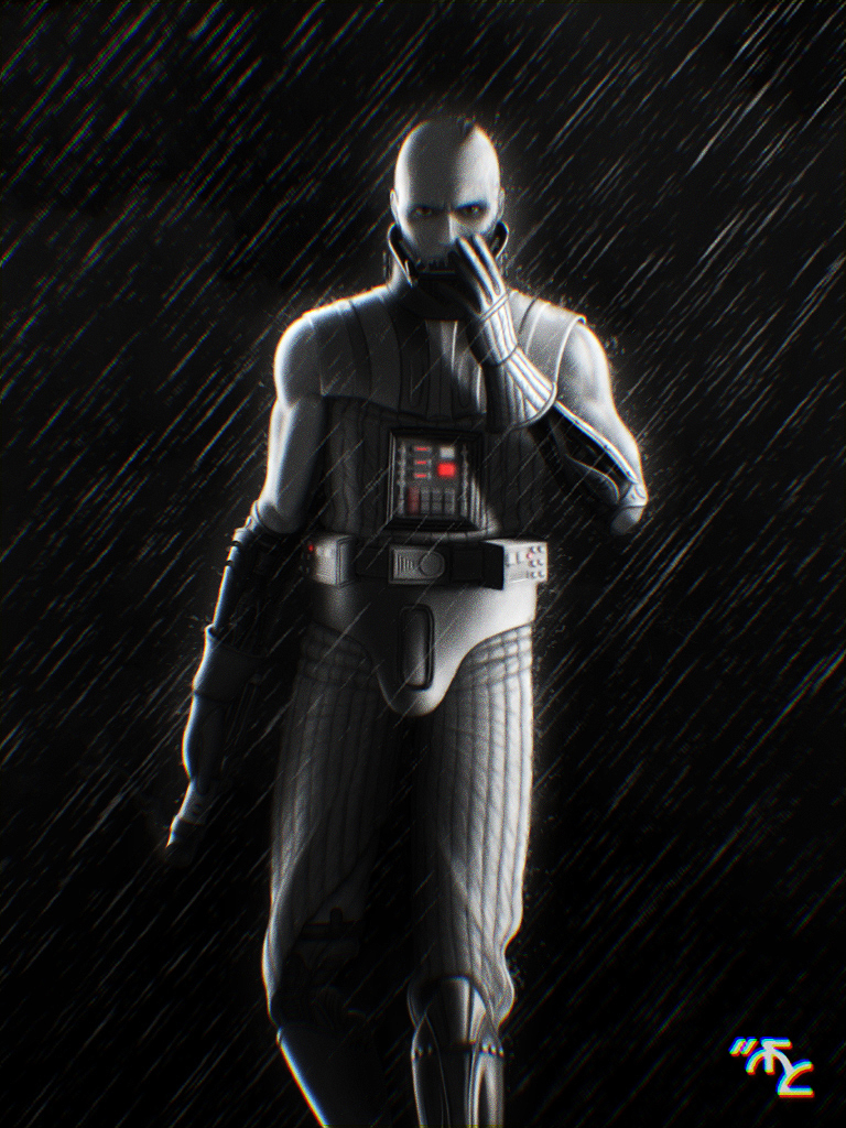 Young Damaged Vader Noir