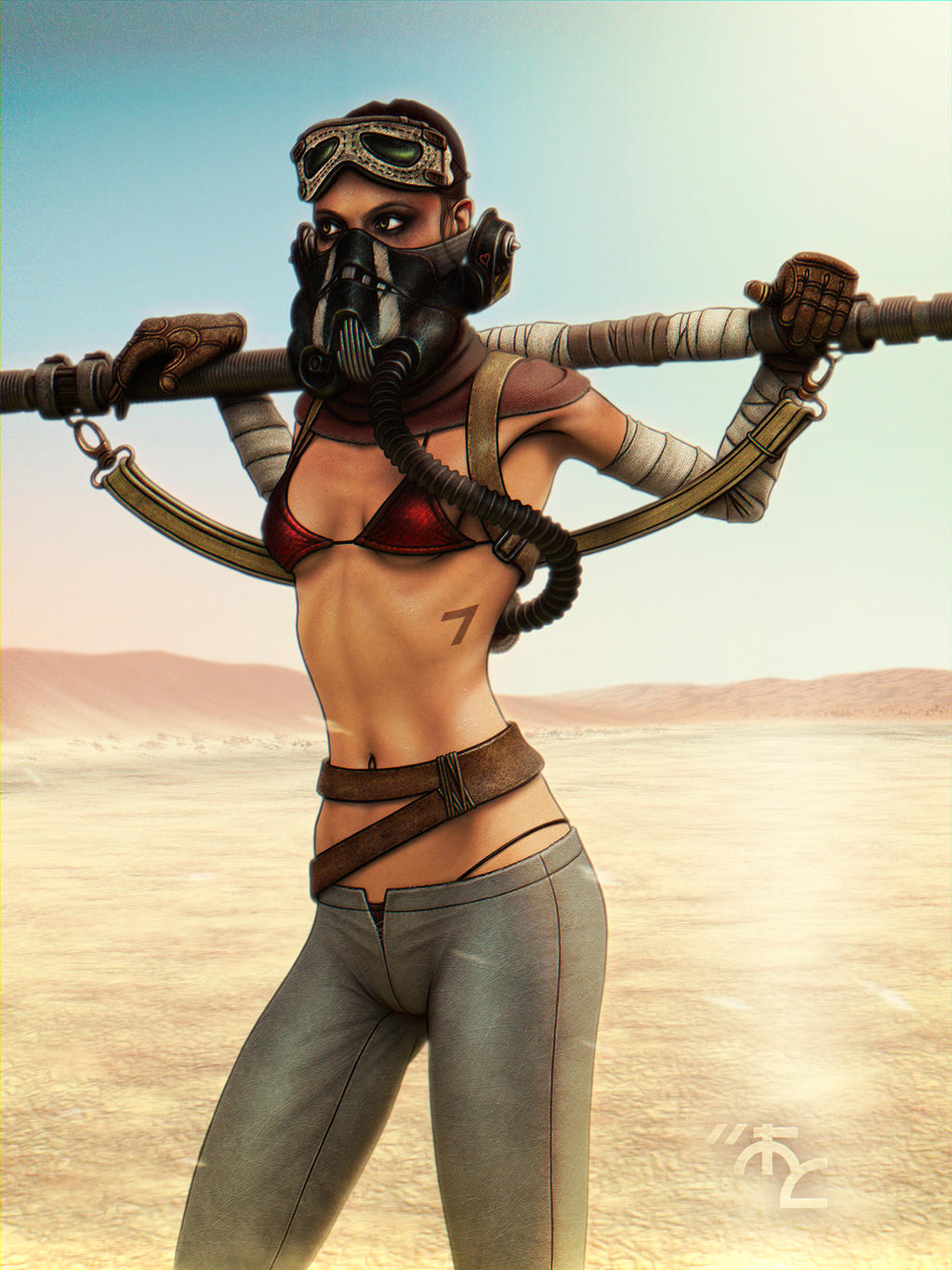 Rey - Post-Apocalyptic Teen by Master-Cyrus