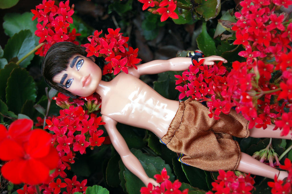 Bratz Boyz Dustin Red Flowers