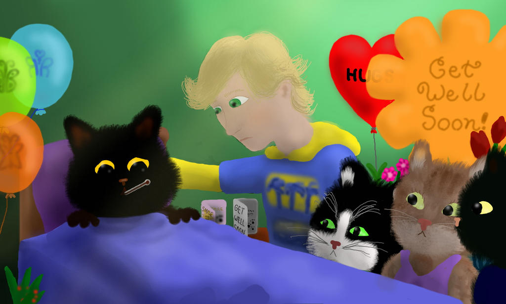 Get Well Soon, Mr. Fluff by Rogue-Ranger on DeviantArt