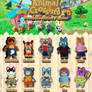 Animal Crossing New Leaf Figures Card Back