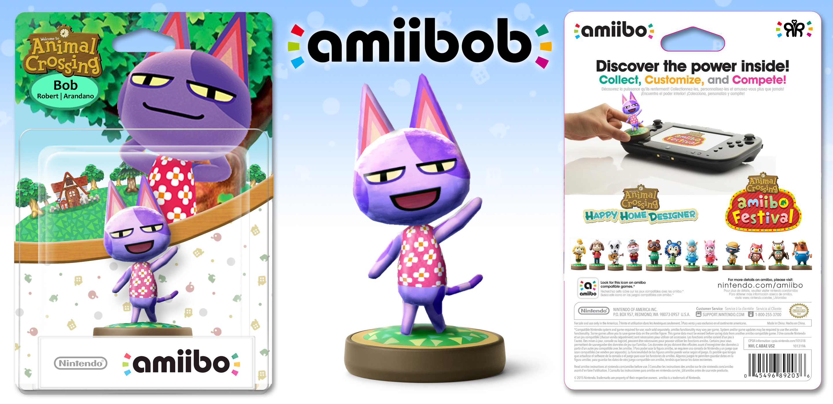 FALL SALE! Bob # 018 Animal Crossing Amiibo Card AUTHENTIC Series 1 NEW FALL SALE! Bob # 018 Animal Crossing Amiibo Card AUTHENTIC Series 1 NEW