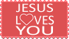 Jesus Loves You (Stamp)