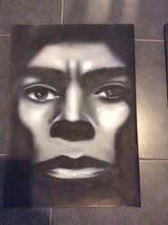 Miles Davis airbrush