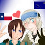 AlaskaXTexas Hetalia Ocs