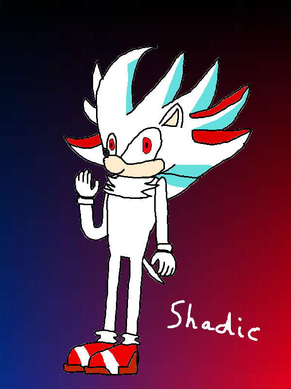 Paper Shadic Shadic the hedgehog by GrayComputer on DeviantArt