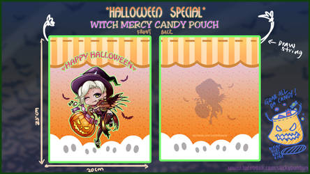 Overwatch Halloween Witch Mercy Candy Pouch