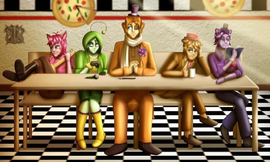 Speedpaint] Five Night's At Freddy's in Anime by SumiSunny124 on DeviantArt