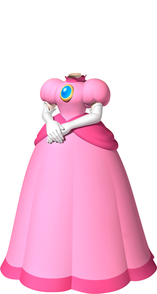 Headless64 Headless Princess Peach by megamix77 on DeviantArt