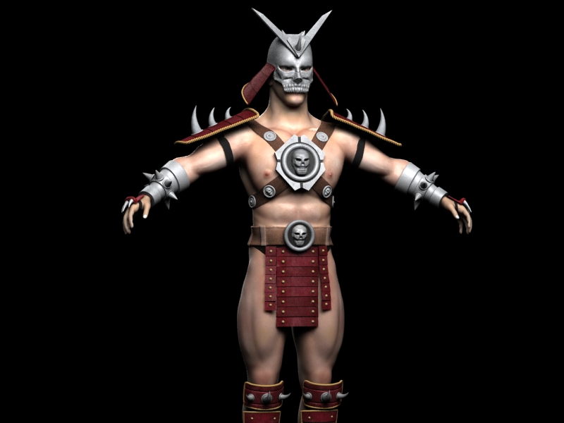 Shao Kahn MK2 and MK3 render (brown) by DeathColdUA on DeviantArt