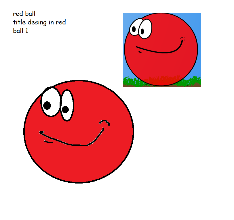 Red Ball 1 Title desing by gaborisweird on DeviantArt