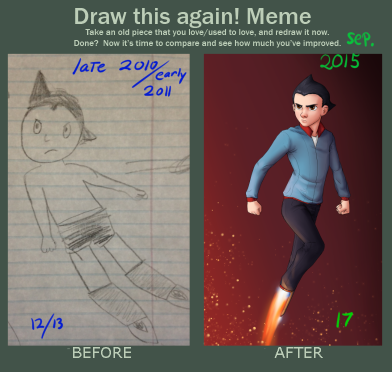 Astro Boy Before/After