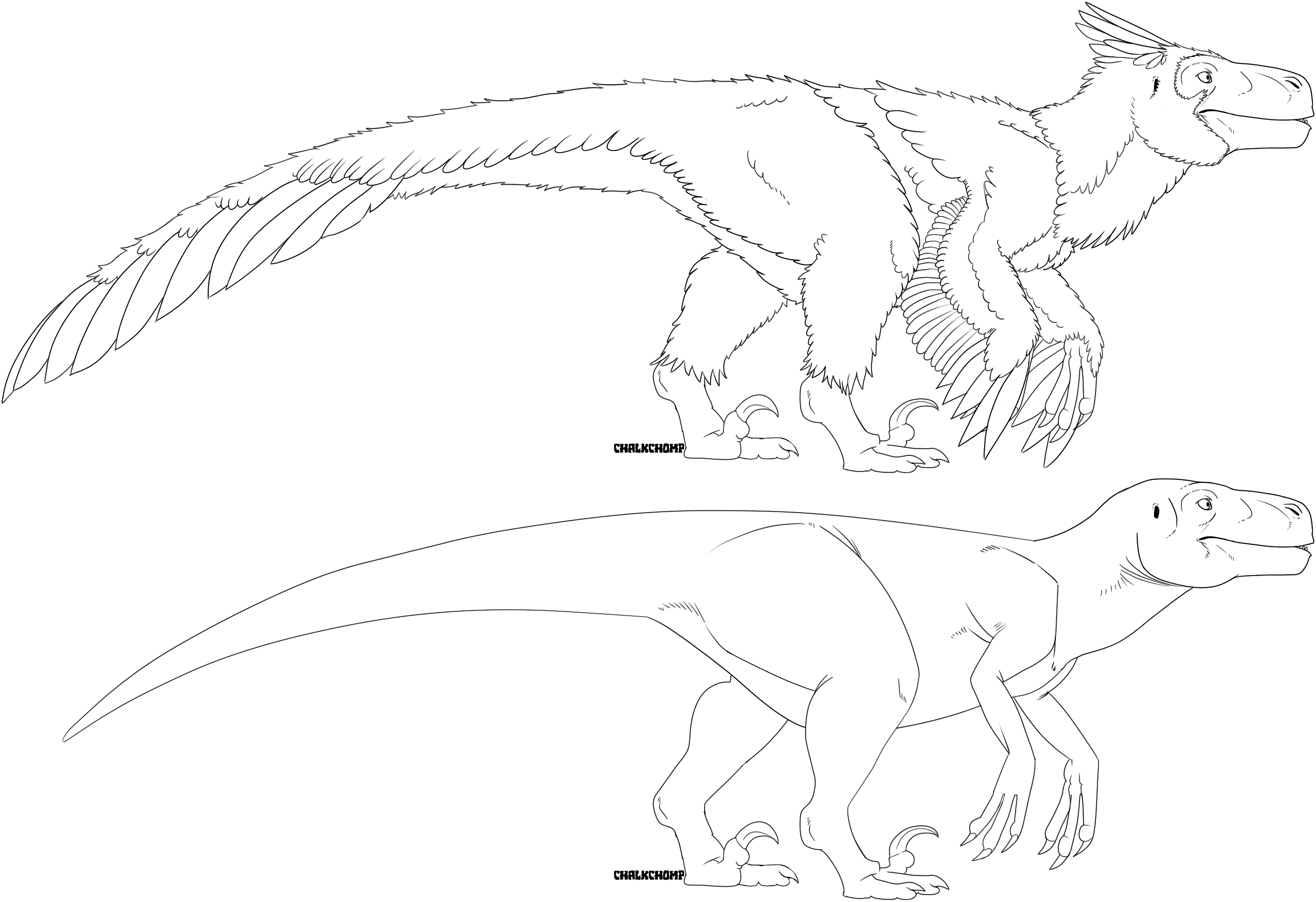 Utah Raptor Body Base Base - Utahraptor by ChalkChomp on DeviantArt