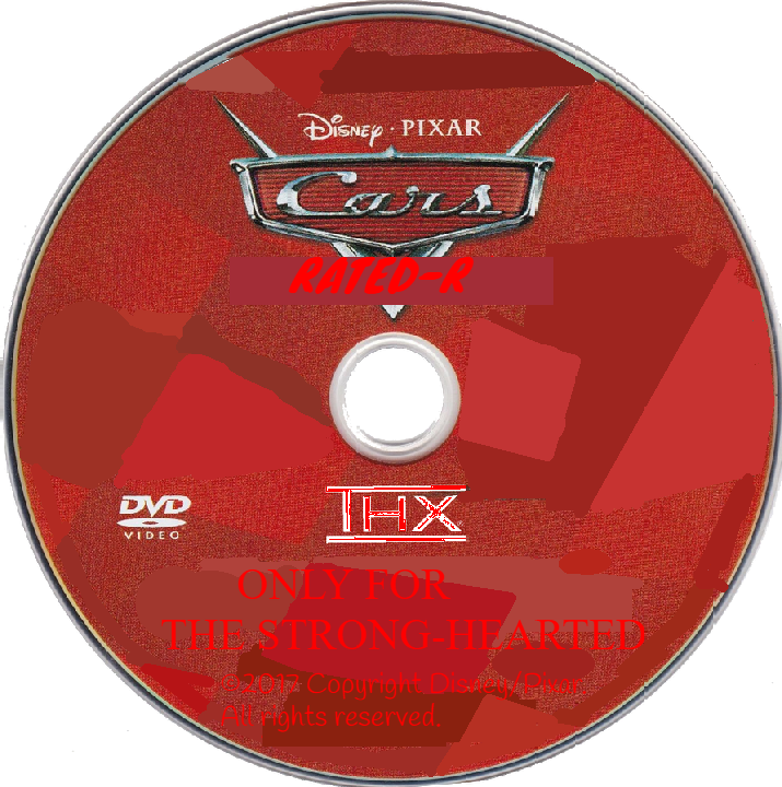 Cars RATED-R DVD (Look, it is Cursed version.) by Keegereager on DeviantArt