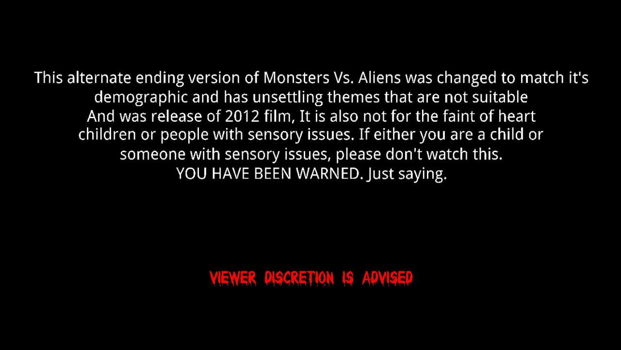 The 2012 warning screen before the video started. by Keegereager on ...