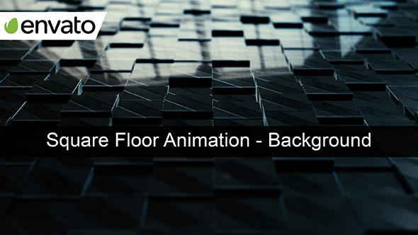 Square Metal Floor Animation - Video Background