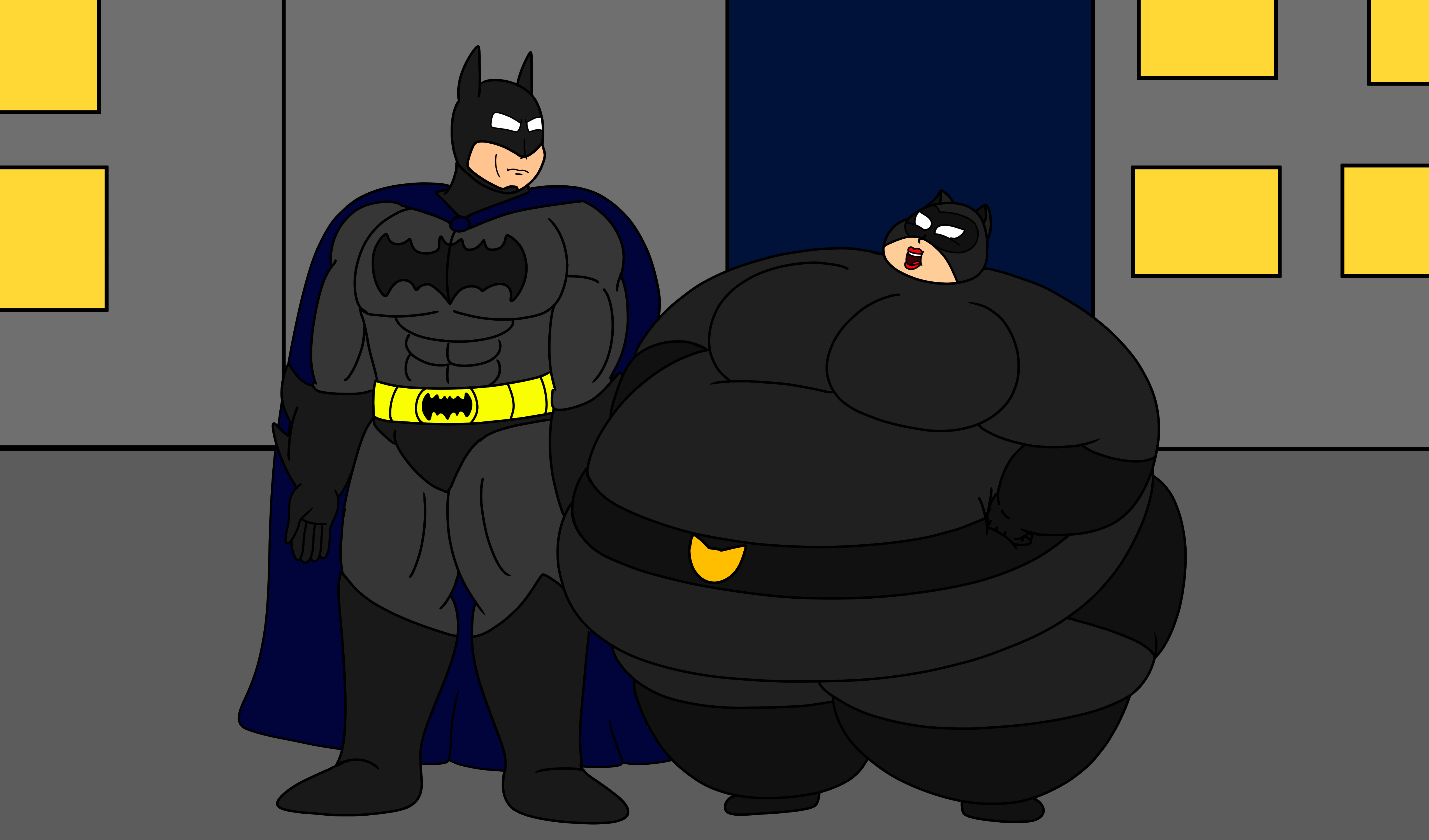 Fat Cat And the Bat by TheStarTraveler on DeviantArt