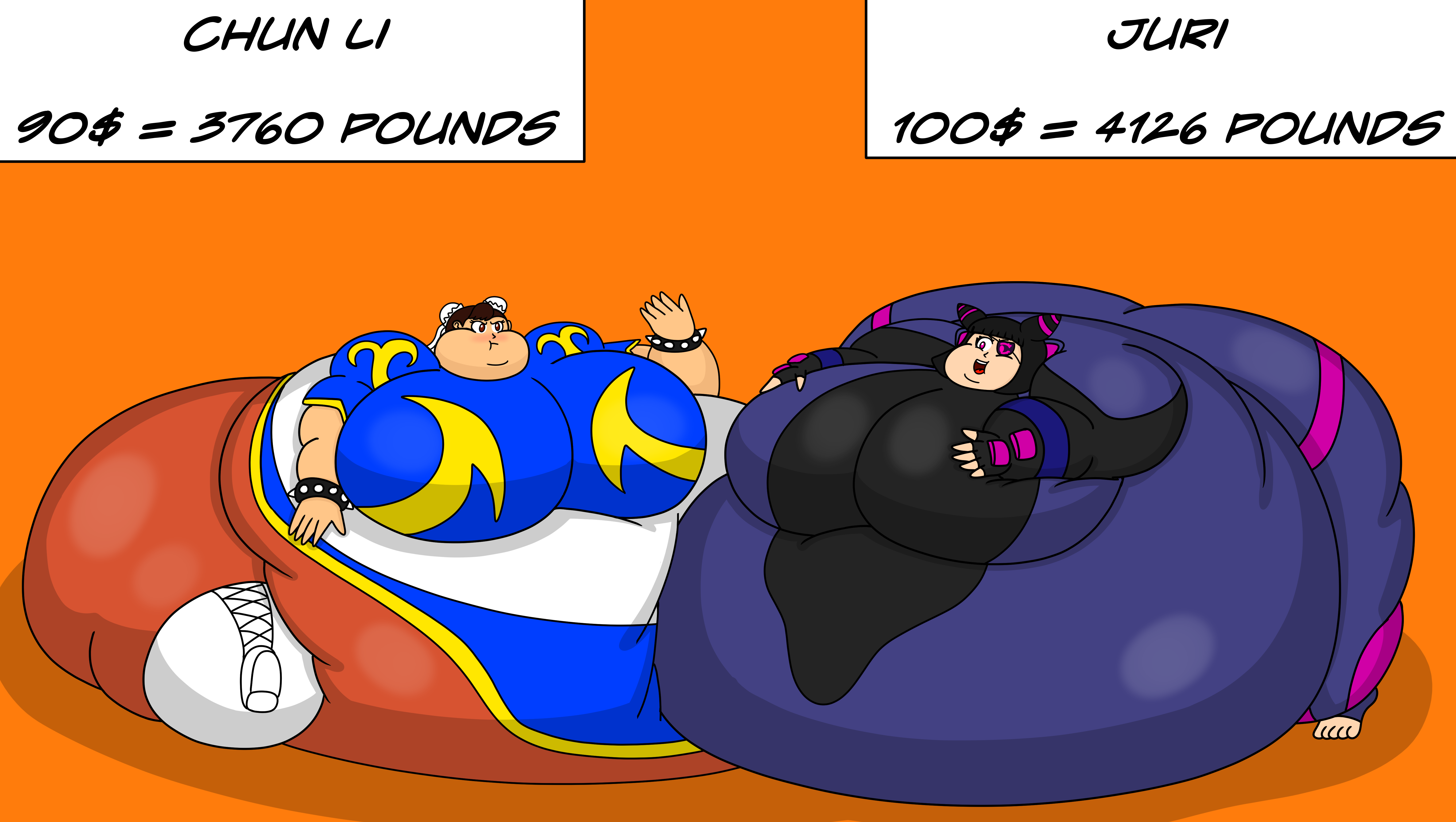 Feed the Fatty: Chun li vs Juri Final by TheStarTraveler on DeviantArt Feed the Fatty: Chun li vs Juri Final by TheStarTraveler on DeviantArt