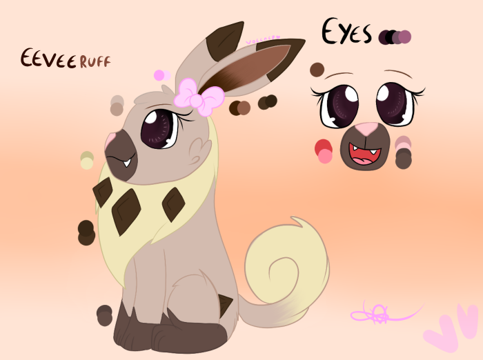 EeeveeRuff Ref Sheet