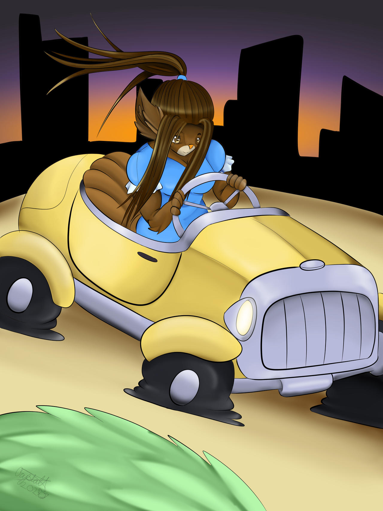 Deviantart Woman Car Car Ride by HoperionCattharsis on DeviantArt