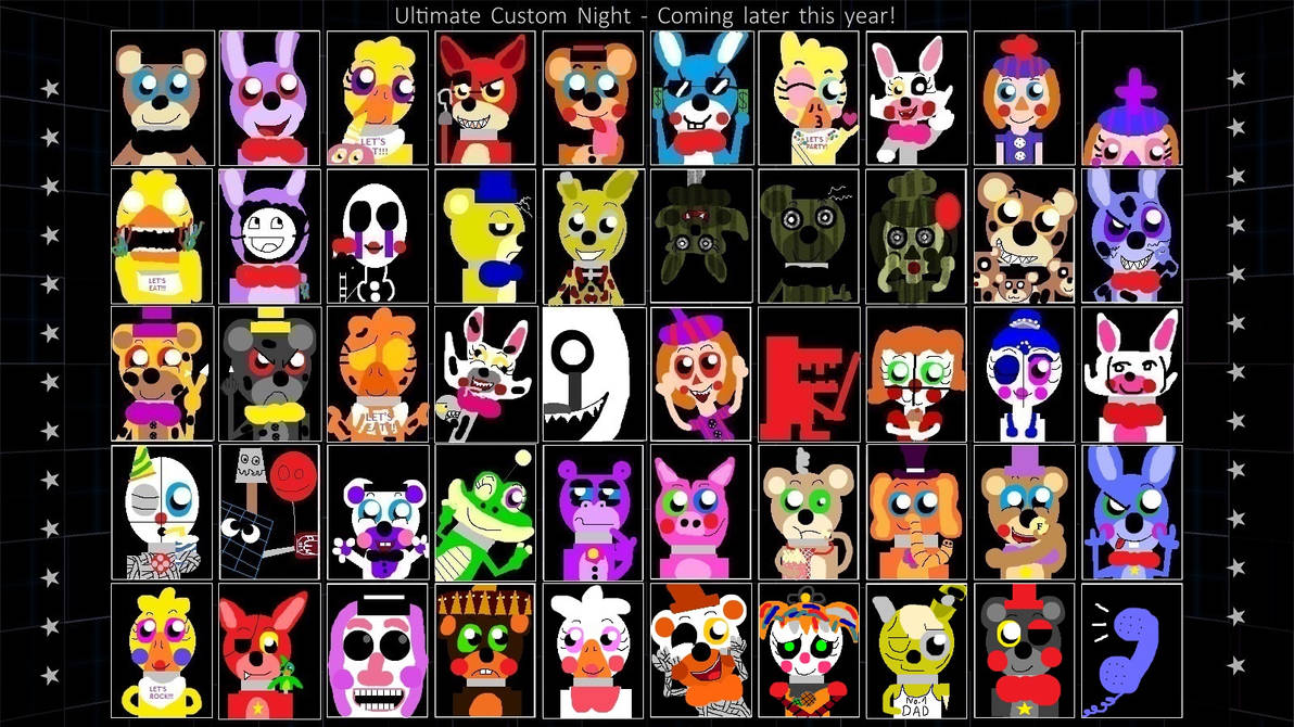 Ultimate Custom Night by DeliTheSweetFox on DeviantArt