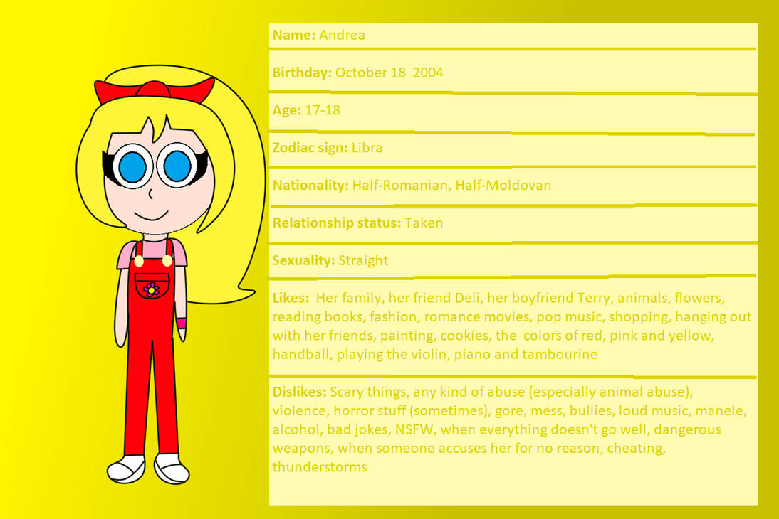 Andrea 2022 Reference Sheet