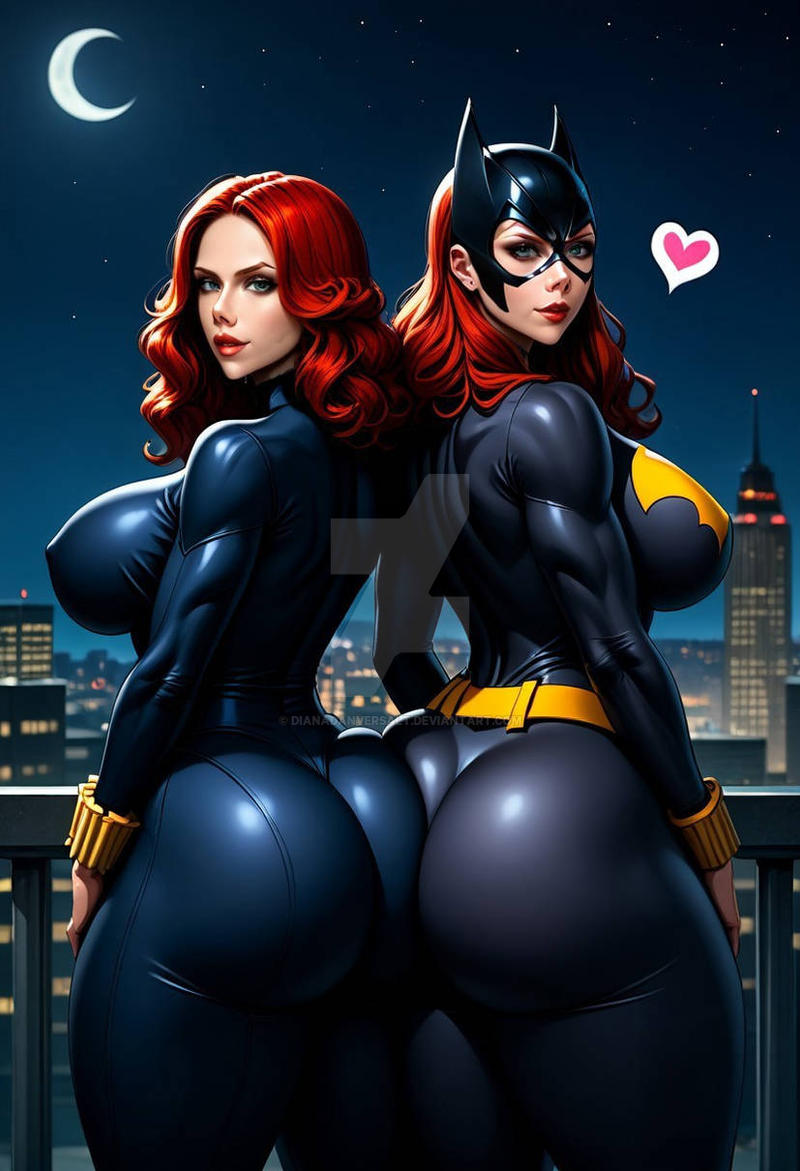 Black Widow With Batgirl