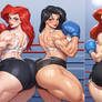 Ariel and Mulan train together