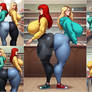 MJ and Gwen keep bumping butts