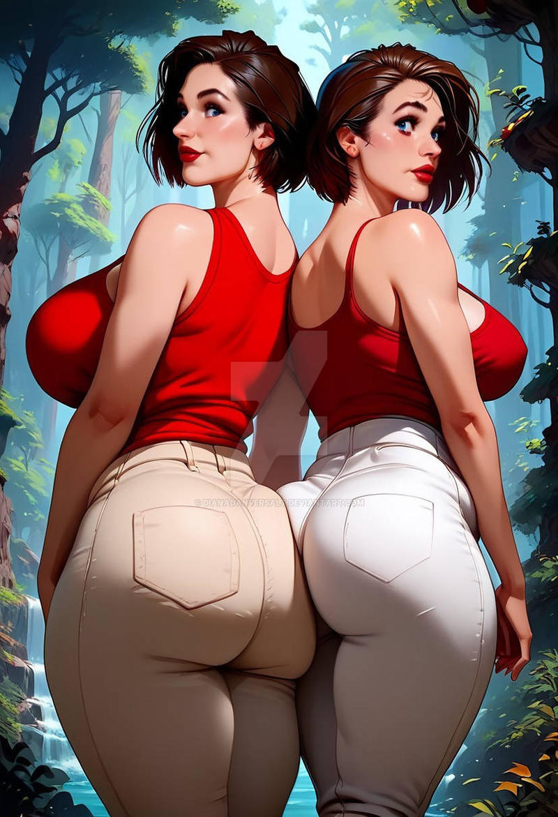 Jane Ass-to-Ass in the woods