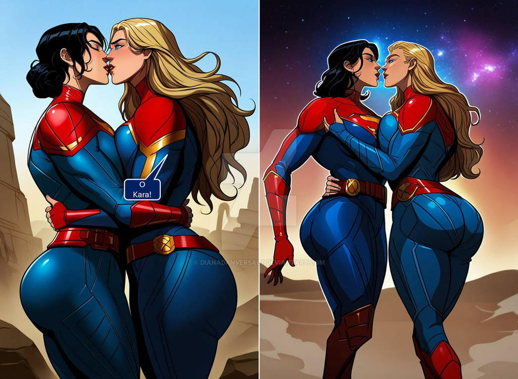 DCEU Supergirl with Carol Danvers