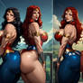 Diana Prince And Artemis Ass-to-Ass At Themiscyra
