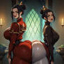 Azula And Friend Ass-to-Ass
