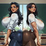 2 Rival Teachers Ass-to-Ass