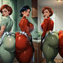 Helen Parr Ass-to-Ass with Neighbour