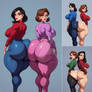 Thick Neighbours Bumping Butts