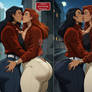 Diana Danvers Kissing Elisa Maza