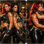 Biker ladies have fun