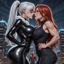 Black Cat vs Mary Jane: Boob-to-Boob Face-Off