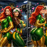 Jean and Rogue work together
