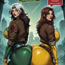 Rogue And Diana Danvers Reunite ass-to-ass
