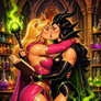 Maleficent Aurora kissing