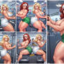 Rogue and Emma Working out 2